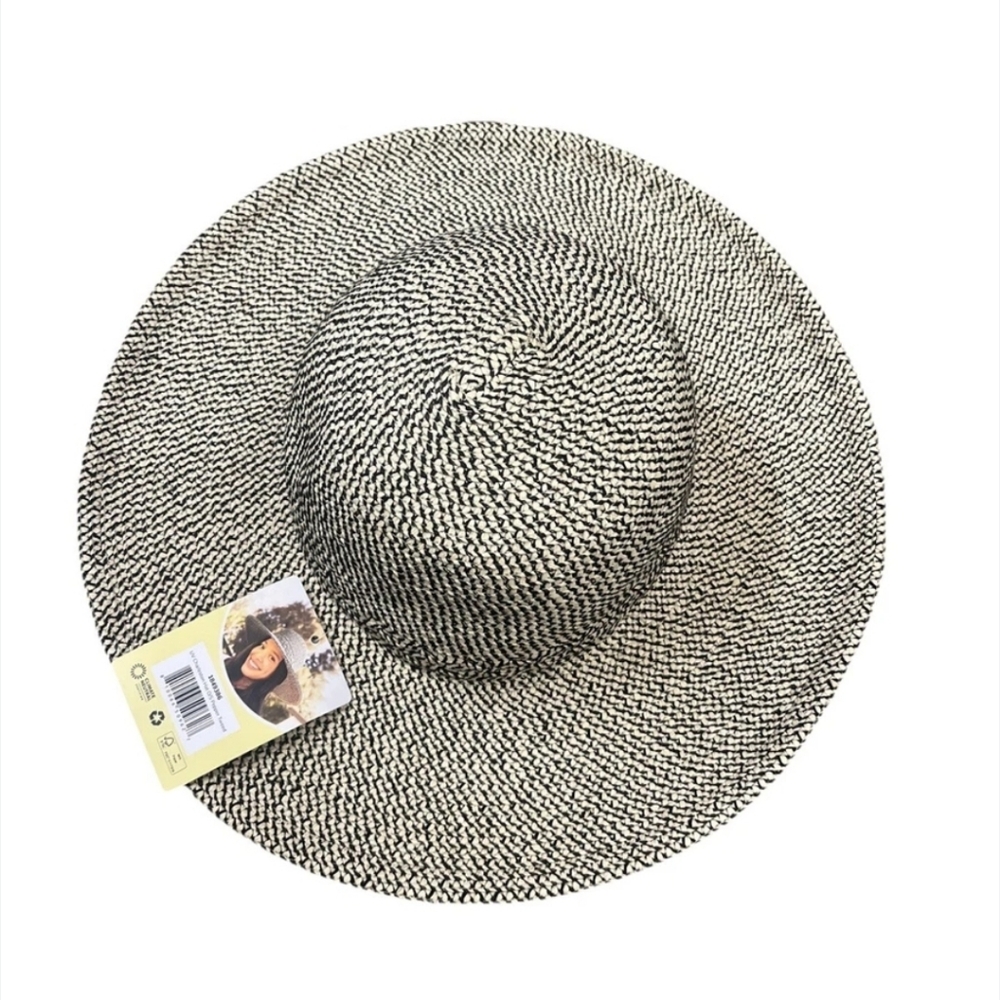 Sun Day UPF 50+ Women's UV Charleston  Hat In Pepper Tweed Design
